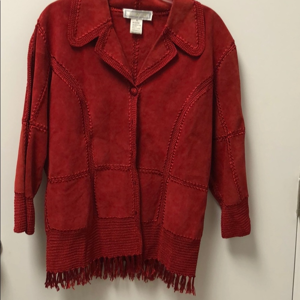 Boho Suede Jacket - image 1
